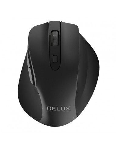 MOUSE DELUX, PC sau NB, wireless, 2.4GHz, optic, 1600 dpi