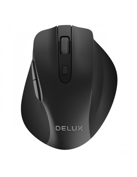 MOUSE DELUX, PC sau NB, wireless, 2.4GHz, optic, 1600 dpi