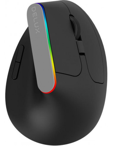 MOUSE DELUX, PC sau NB, wireless, 2.4GHz, optic, 1600 dpi