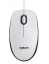 MOUSE LOGITECH, "M100", PC sau NB, cu fir, USB, optic, 1000
