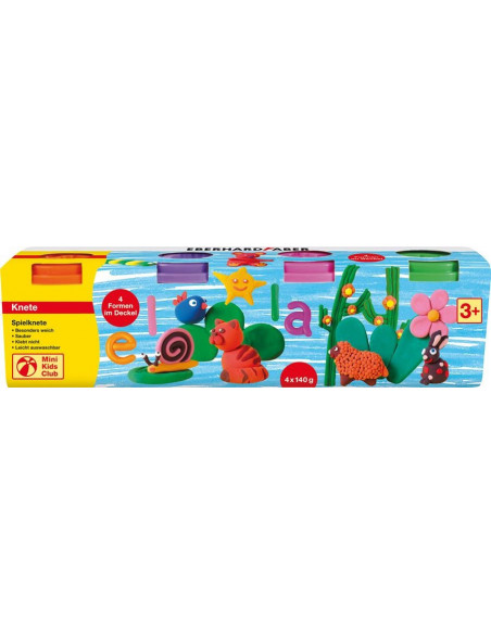 Plastilina Modelaj Eberhard Faber, 4 Culori Speciale X Plastilina Modelaj Eberhard Faber, 4 Culori Speciale X