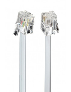 CABLU TELEFONIC GEMBIRD 6P4C, 3m, "TC6P4C-3M" (include TV 0.06 2