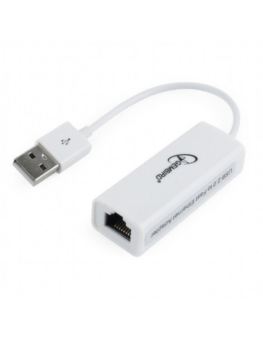 ADAPTOR RETEA GEMBIRD, extern, USB 2.0, port RJ-45, 100 Mbps