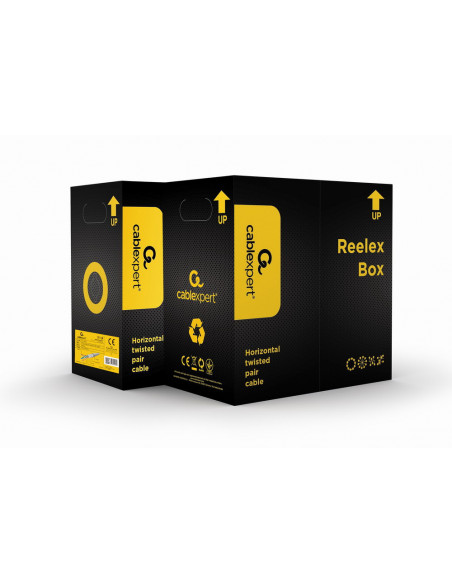 ROLA CABLU UTP GEMBIRD, Cat5e, 100m, Cupru-Aluminiu, Solid