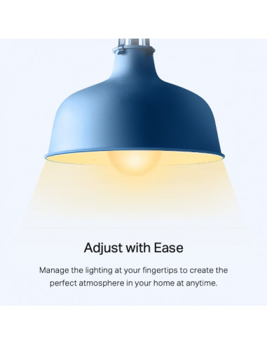 BEC LED wireless TP-LINK, 800lm, 8.7W, E27, se conecteaza la