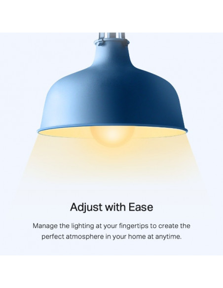 BEC LED wireless TP-LINK, 800lm, 8.7W, E27, se conecteaza la