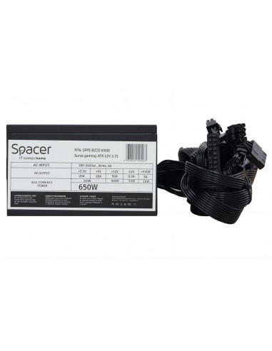 SURSA SPACER BZCO-650 80+ Bronze compatible, 650w, fan 120mm