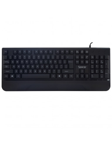 KIT gaming SPACER USB INVICTUS, tastatura RGB rainbow + mouse