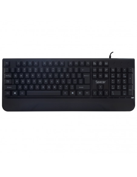 KIT gaming SPACER USB INVICTUS, tastatura RGB rainbow + mouse