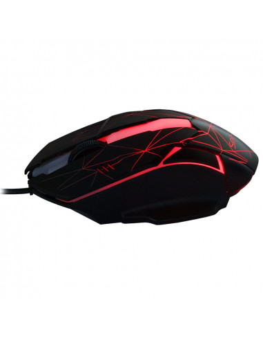 KIT gaming SPACER USB, tastatura RGB rainbow + mouse optic 7