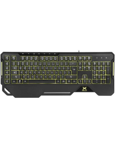 TASTATURA DELUX, gaming, cu fir, 104 taste, multimedia 7 taste