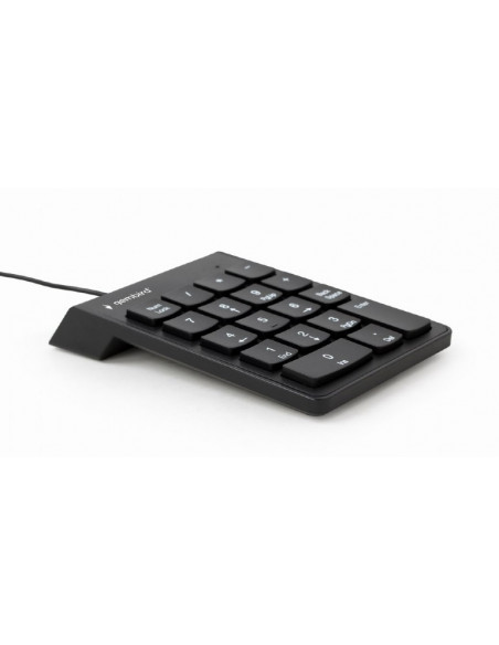 TASTATURA numerica Gembird, USB, 18 taste, negru, "KPD-U-02"