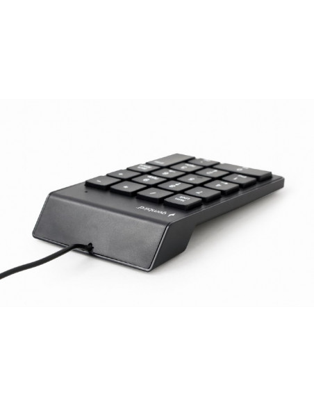 TASTATURA numerica Gembird, USB, 18 taste, negru, "KPD-U-02"