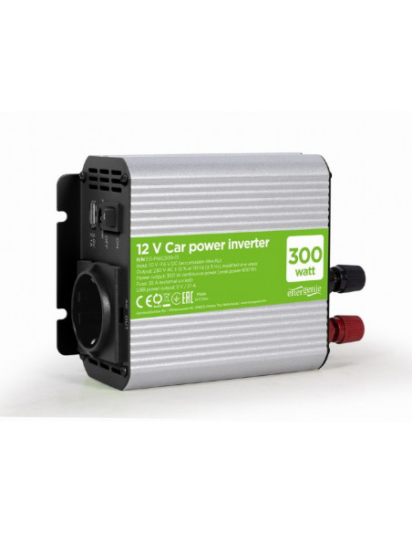 INVERTER GEMBIRD cu sinusoida simulata, Inverter auto, 300W