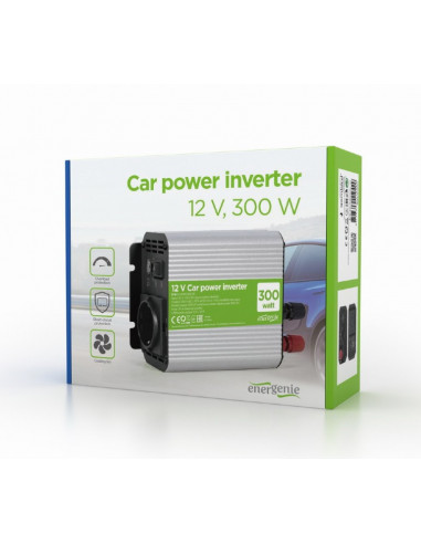 INVERTER GEMBIRD cu sinusoida simulata, Inverter auto, 300W