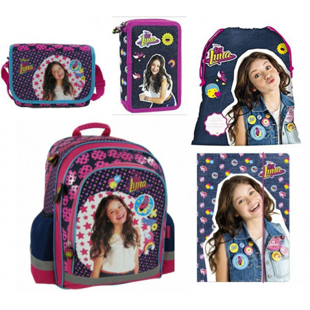 Set Scoala Soy Luna 18 - Ghiozdan Scoala + Penar Echipat + Sac Set Scoala Soy Luna 18 - Ghiozdan Scoala + Penar Echipat + Sac
