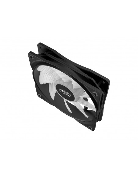 VENTILATOR DEEPCOOL PC 120x120x25 mm, "DP-FLED-RF120-WH", 4