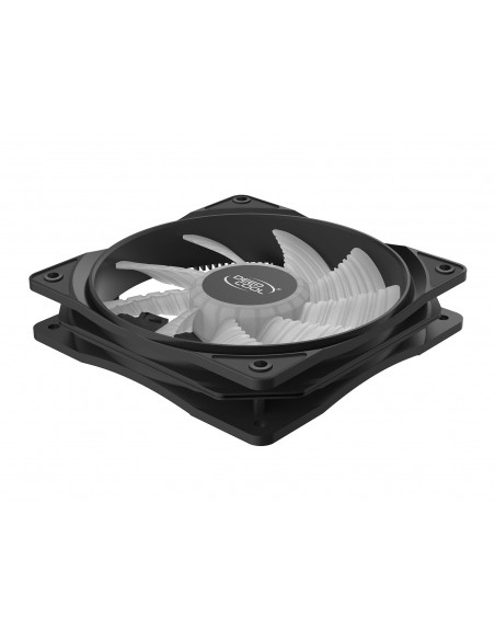 VENTILATOR DEEPCOOL PC 120x120x25 mm, "DP-FLED-RF120-WH", 4