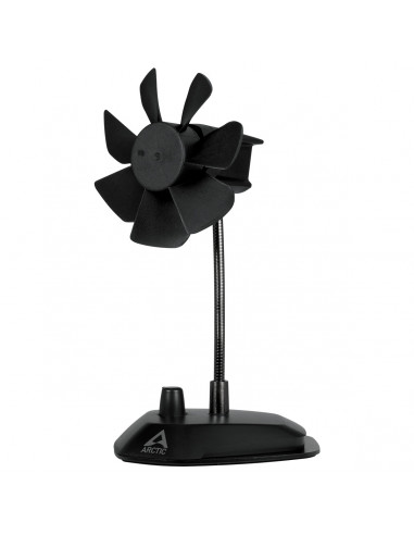 USB DESK FAN ARCTIC Breeze Black, alimentare USB, control