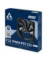 VENTILATOR ARCTIC PC 120x120x25 mm, "F12 PWM PST CO", low noise