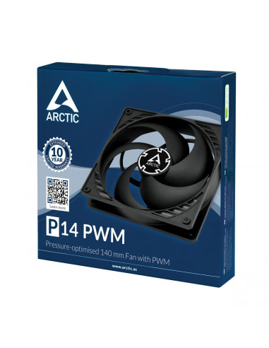 VENTILATOR ARCTIC PC 140x140x27 mm, "P14 PWM", high static