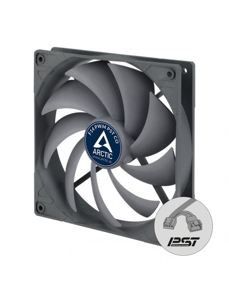 VENTILATOR ARCTIC PC 140x140x27 mm, "F14 PWM PST CO", low noise