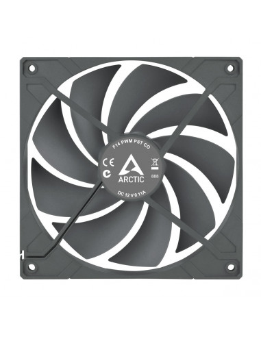 VENTILATOR ARCTIC PC 140x140x27 mm, "F14 PWM PST CO", low noise