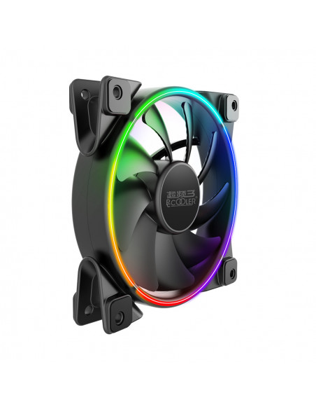 VENTILATOR PCCOOLER PC 120x120x25 mm, RGB LED, PWM, Hydro