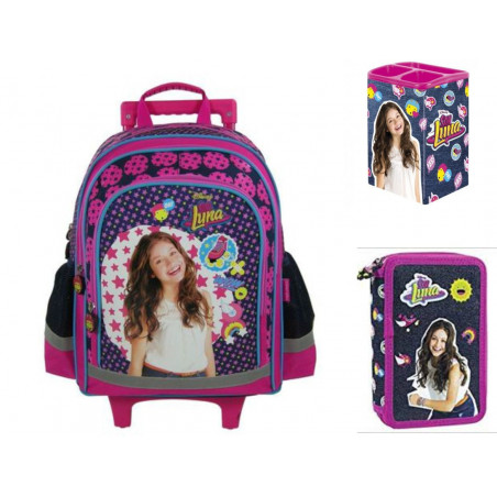 Set Scoala Soy Luna 23 - Troller + Penar Echipat + Suport Set Scoala Soy Luna 23 - Troller + Penar Echipat + Suport