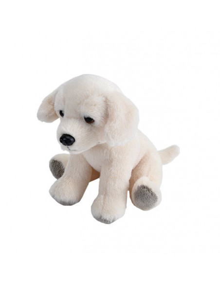 Catel Labrador Alb - Jucarie Plus Wild Republic 13 cm,WR25534