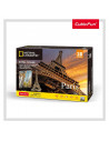 PUZZLE 3D+BROSURA-PARIS 80 PIESE,CUDS0998h
