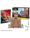 PUZZLE 3D+BROSURA-MOSCOVA 224 PIESE,CUDS0999h