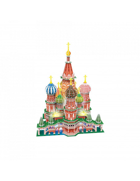 PUZZLE 3D+BROSURA-MOSCOVA 224 PIESE,CUDS0999h