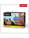 PUZZLE 3D+BROSURA-MOSCOVA 224 PIESE,CUDS0999h