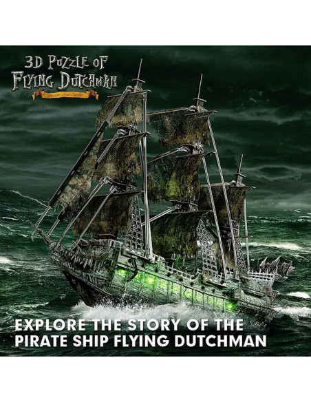 PUZZLE 3D LED FLYING DUTCHMAN 360 PIESE,CUL527h