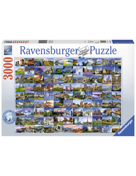 PUZZLE EUROPA 99 LOCURI, 3000 PIESE,RVSPA17080