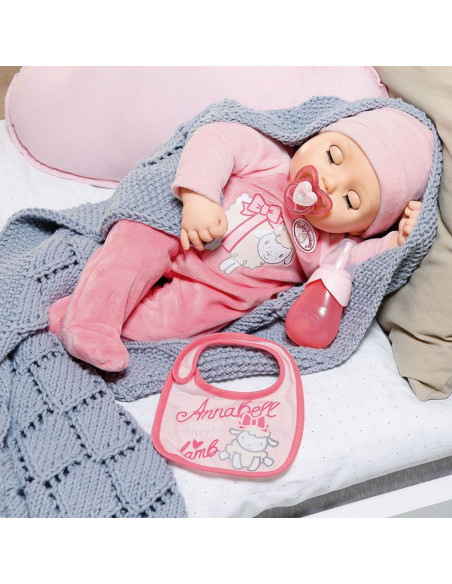 Baby Annabell - Papusa interactiva corp moale, 43 cm,ZF706299