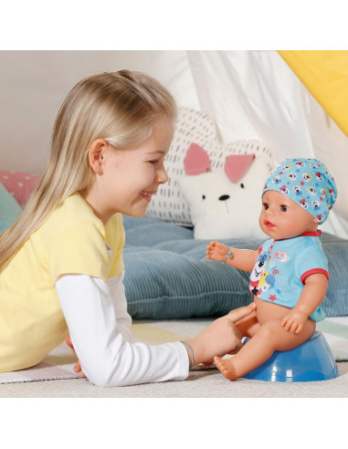BABY born - Bebelus baiat cu suzeta magica 43cm,ZF827963