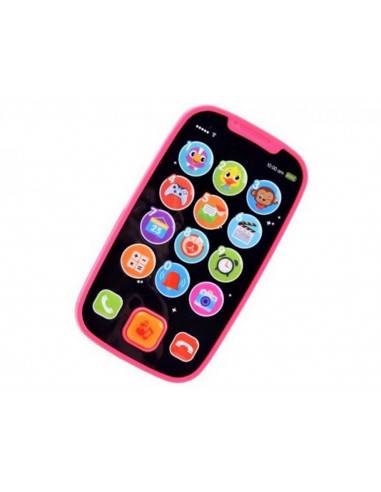 Primul Meu Telefon Smart Roz Cu Muzica Si Lumini,3127_ROZ