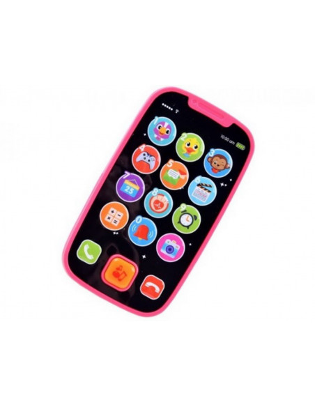 Primul Meu Telefon Smart Roz Cu Muzica Si Lumini,3127_ROZ