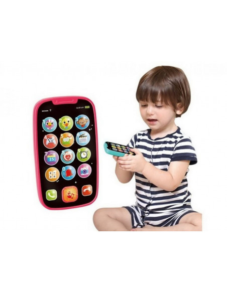 Primul Meu Telefon Smart Roz Cu Muzica Si Lumini,3127_ROZ