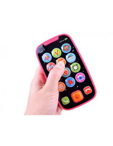 Primul Meu Telefon Smart Roz Cu Muzica Si Lumini,3127_ROZ