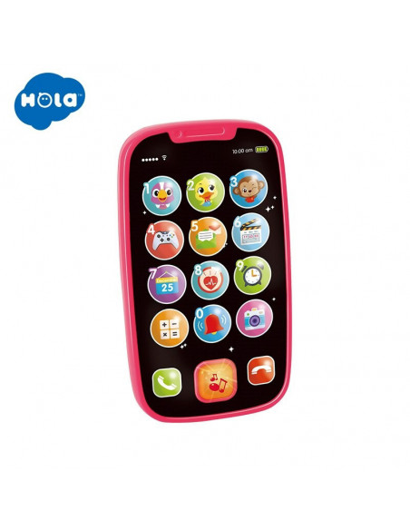 Primul Meu Telefon Smart Roz Cu Muzica Si Lumini,3127_ROZ