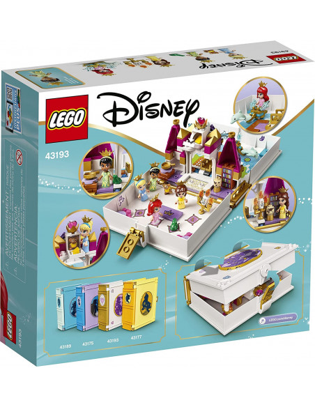 Lego Disney Aventura Lui Ariel Belle Cenusareasa Si Tiana,43193
