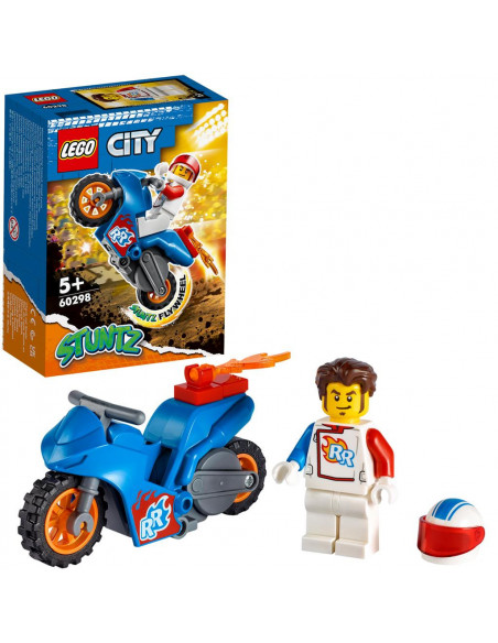 Lego City Motocicleta De Cascadorie-racheta 60298,60298