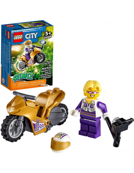 Lego City Motocicleta De Cascadorie Pentru Selfie 60309,60309