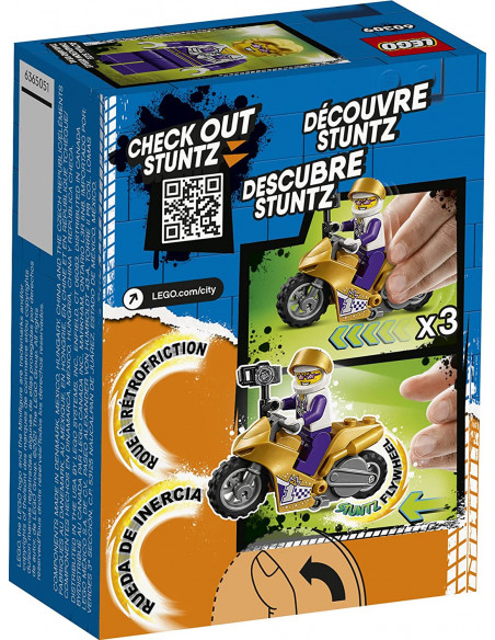 Lego City Motocicleta De Cascadorie Pentru Selfie 60309,60309