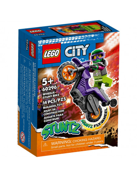 Lego City Motocicleta De Cascadorie Weelie 60296,60296
