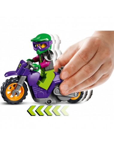 Lego City Motocicleta De Cascadorie Weelie 60296,60296
