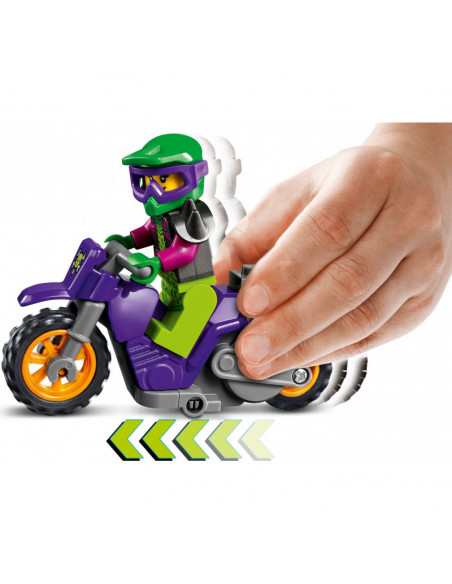 Lego City Motocicleta De Cascadorie Weelie 60296,60296